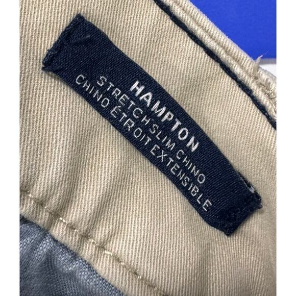 Tommy Hilfiger Hampton Stretch Chino Womens Size 6 Khaki Beige Ankle Pants - Picture 4 of 8